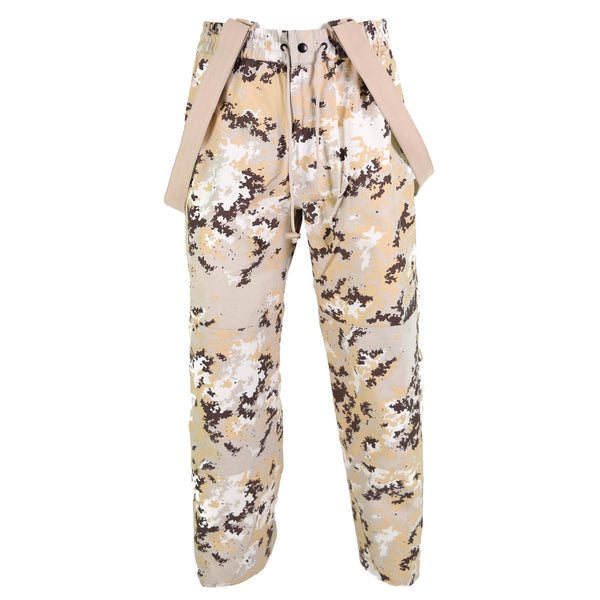 Originele Italiaanse luchtmacht broek Algemeen Bib & Brace Vegetata Desert Camo nieuw