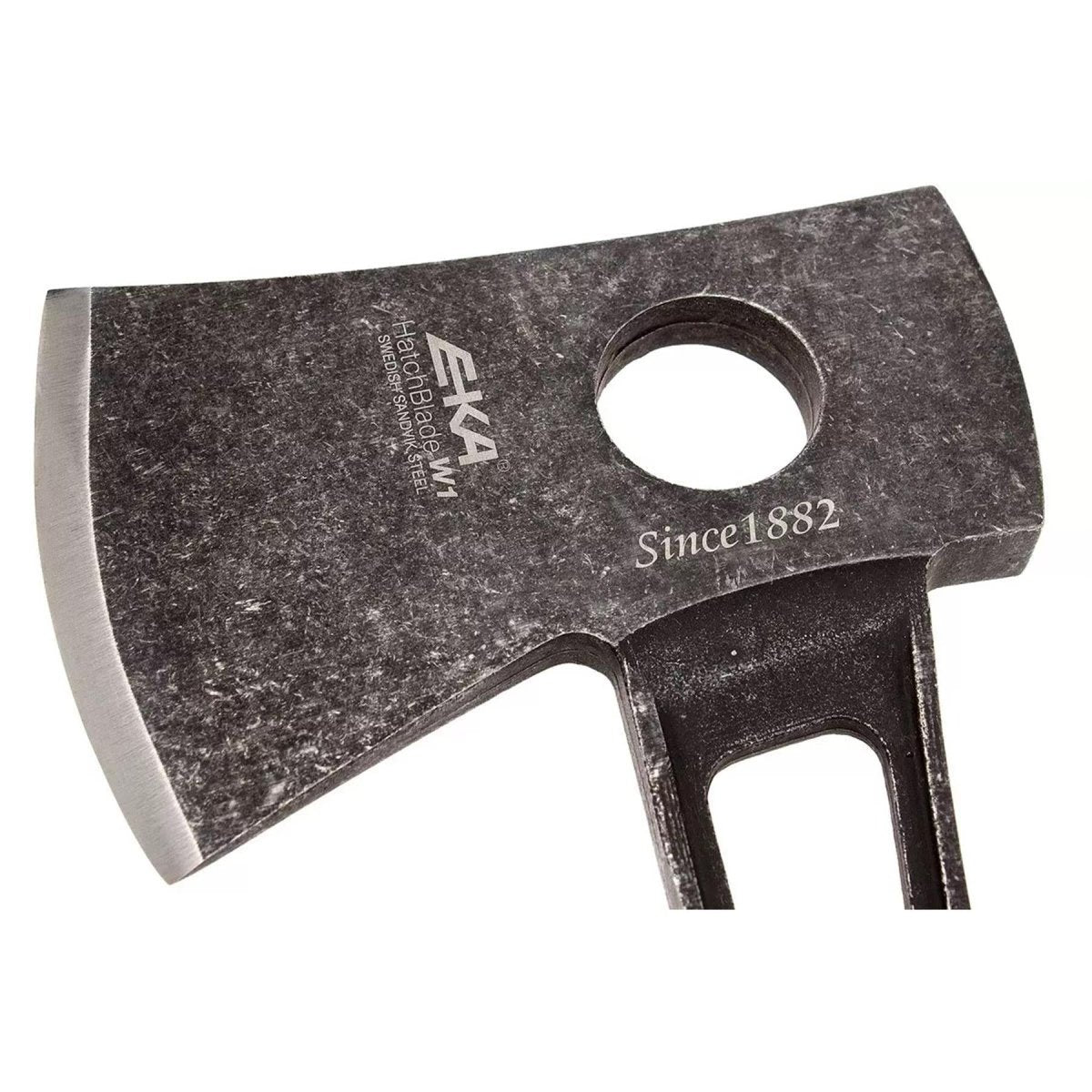 EKA -merk Eka Hatchblade W1 Hand Axe Lichtgewicht Zwart G10 Hendel 12C27 Steel