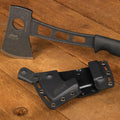 EKA -merk Eka Hatchblade W1 Hand Axe Lichtgewicht Zwart G10 Hendel 12C27 Steel