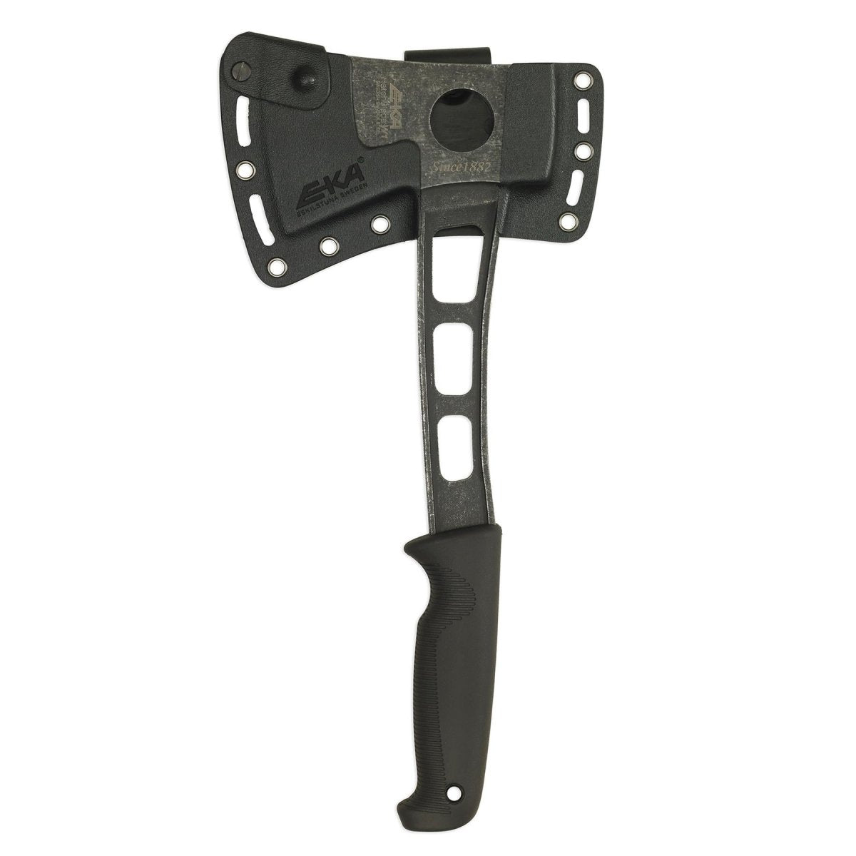 EKA -merk Eka Hatchblade W1 Hand Axe Lichtgewicht Zwart G10 Hendel 12C27 Steel