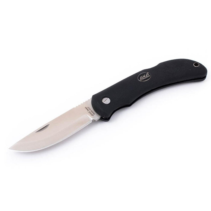EKA Brand Swede 10 opvouwbaar zakmes nylon schede 57 HRC staal zwart handvat - GoMilitar