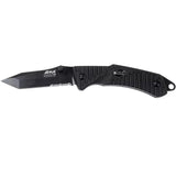 EKA Brand Swede 9 zakmes 57 HRC 12C27 stalen vuurstarter zwart handvat
