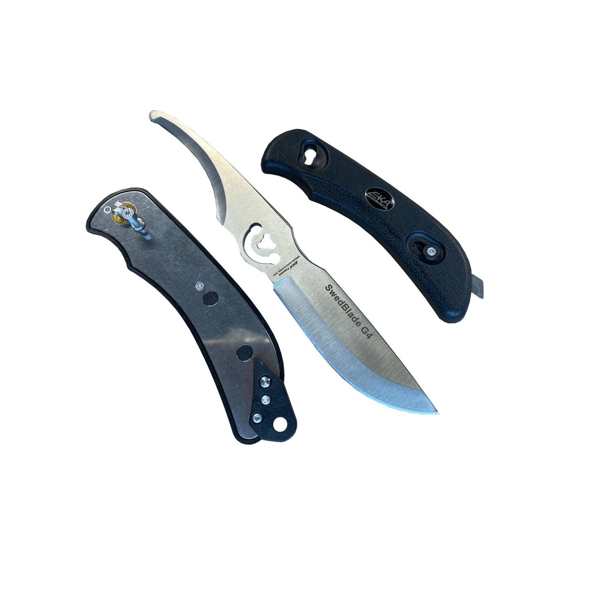 Eka Zweeds mes Zwedblade Zwart twee-mes extreem scherp roestvrijstalen gereedschap