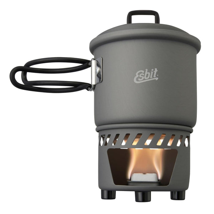 ESBIT Brand Kookset Vaste brandstofkachel Camping Survival Water Voedsel Verwarming - GoMilitar