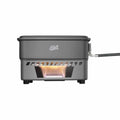 Esbit vaste brandstof kookset camping 1100 ml pot hard geanodiseerd aluminium grijs