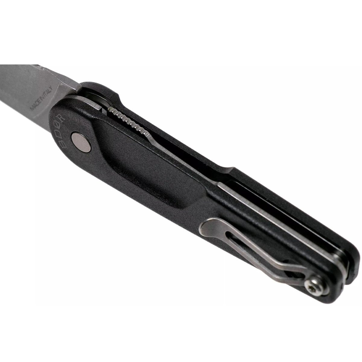 ExtremaRatio BD0 R BLACK opvouwbaar bladvormig zakmes N690 staal nylon handvat