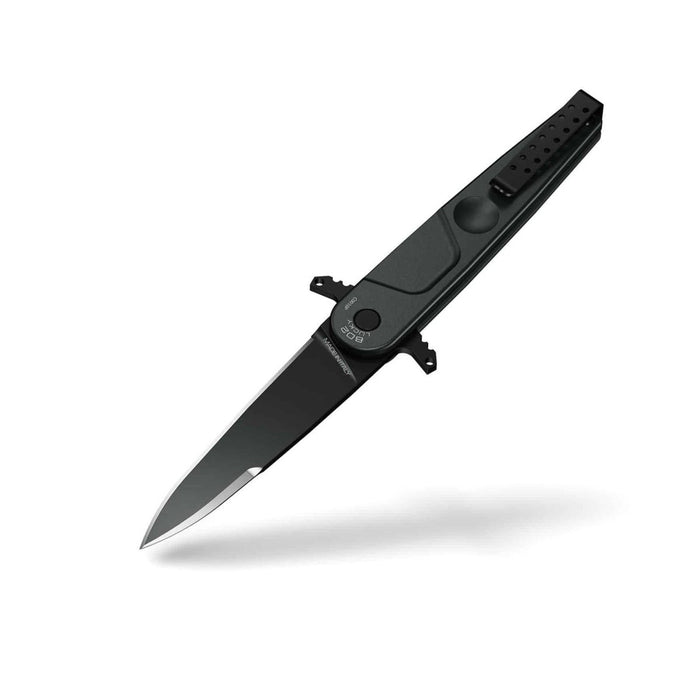 ExtremaRatio BD2 LUCKY BLACK zakmes Bohler N690 staal plain edge mes - GoMilitar