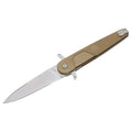 ExtremaRatio BD2 LUCKY DESERT zakmes Bohler N690 staal plain edge mes