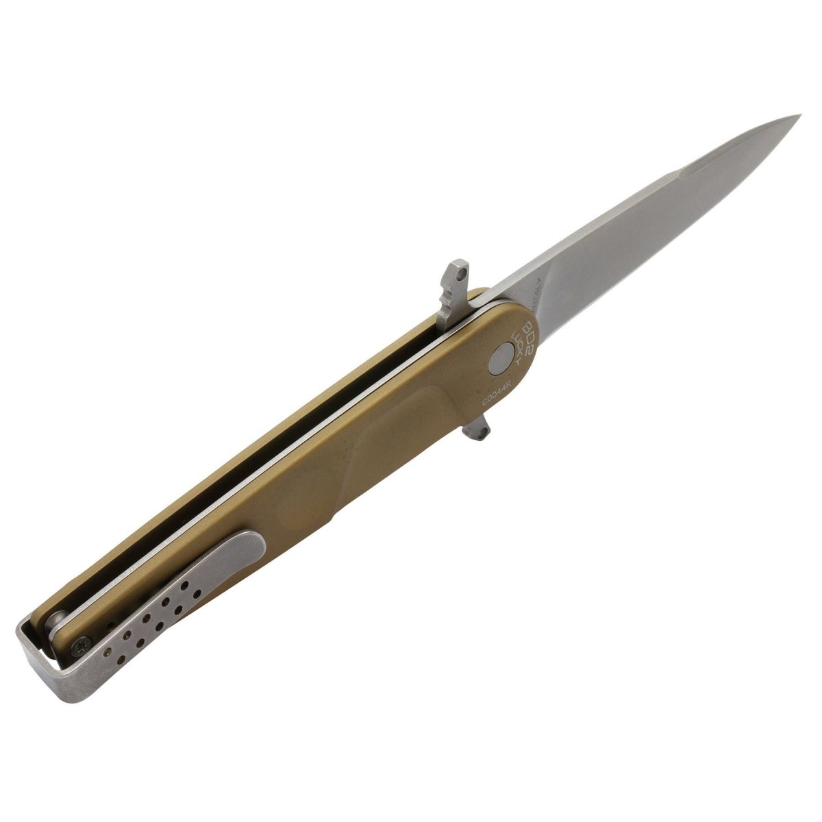 ExtremaRatio BD2 LUCKY DESERT zakmes Bohler N690 staal plain edge mes