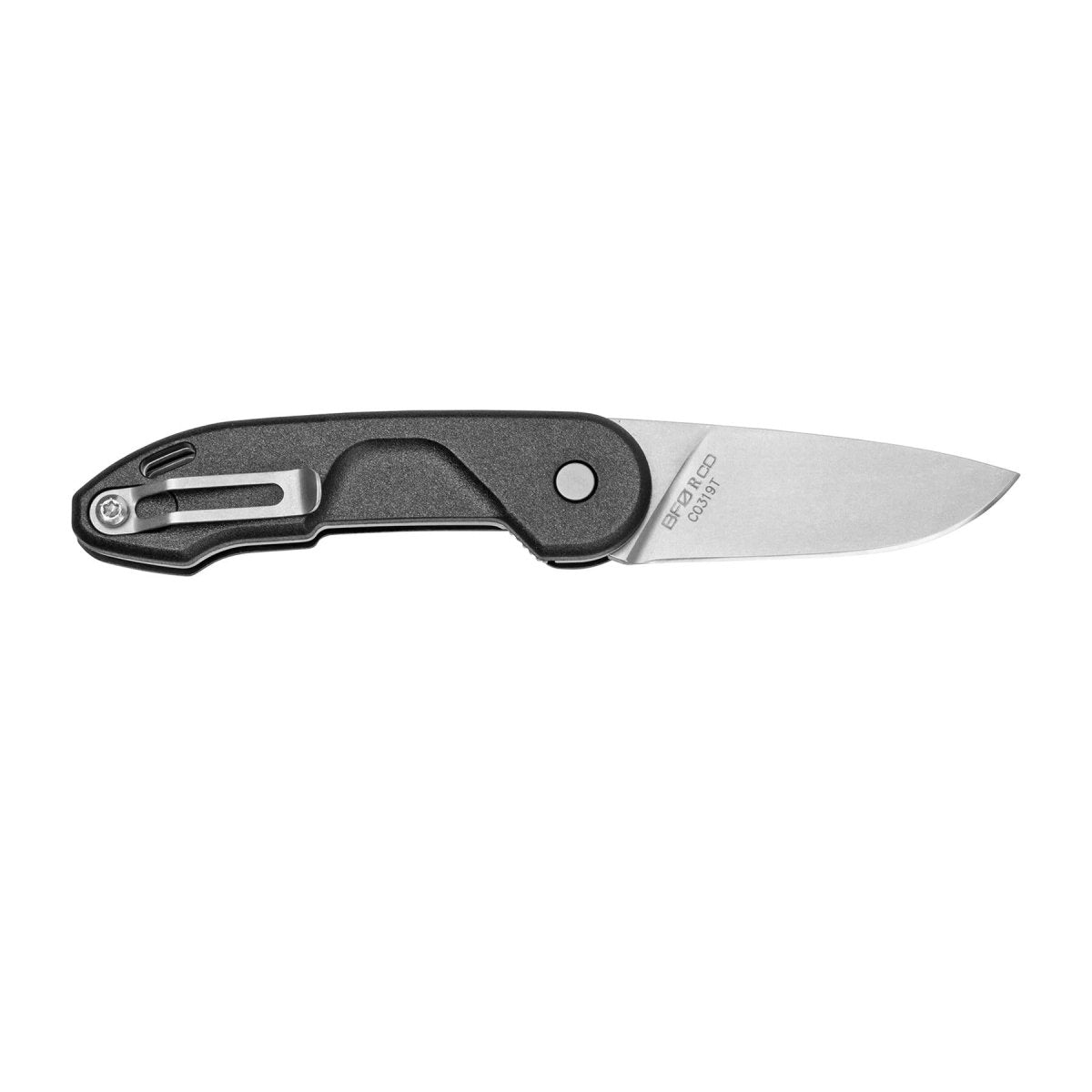 ExtremaRatio BF0 R CD BLACK zakmes universeel drop point vorm N690 staal