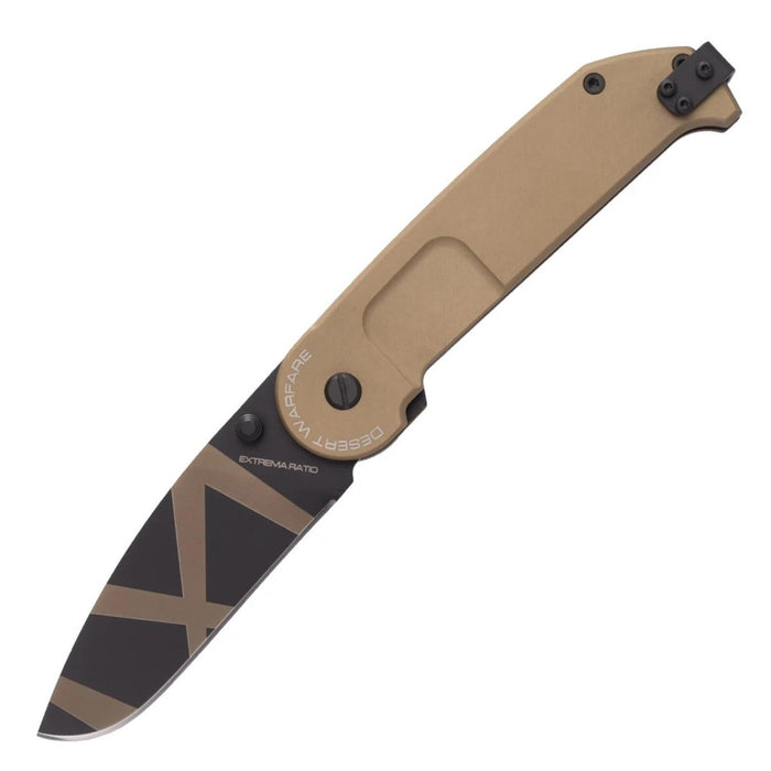 ExtremaRatio BF2 CD DESERT WARFARE tactisch zakmes N690 dubbele liner lock - GoMilitar