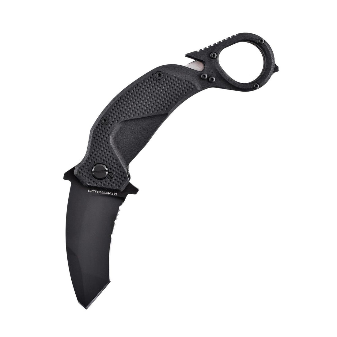 ExtremaRatio NIGHTMARE BLACK zakmes opvouwbaar tanto karambit roestvrij N690