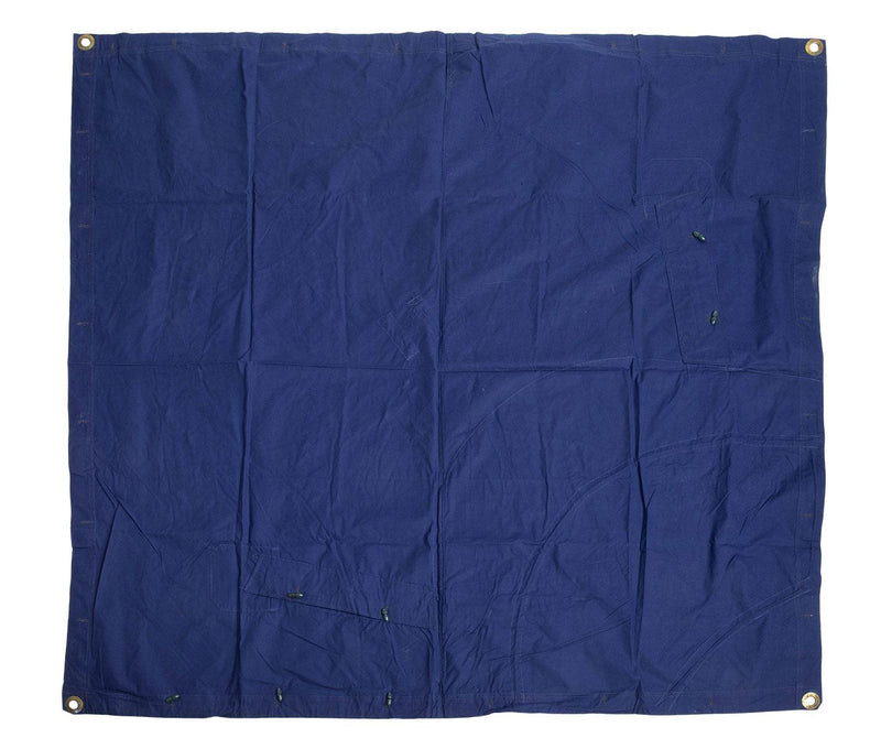 Oorspronkelijke Roemeense militaire tent Tarpaulin Blue waterdichte 1,80x1.80 cm overschot
