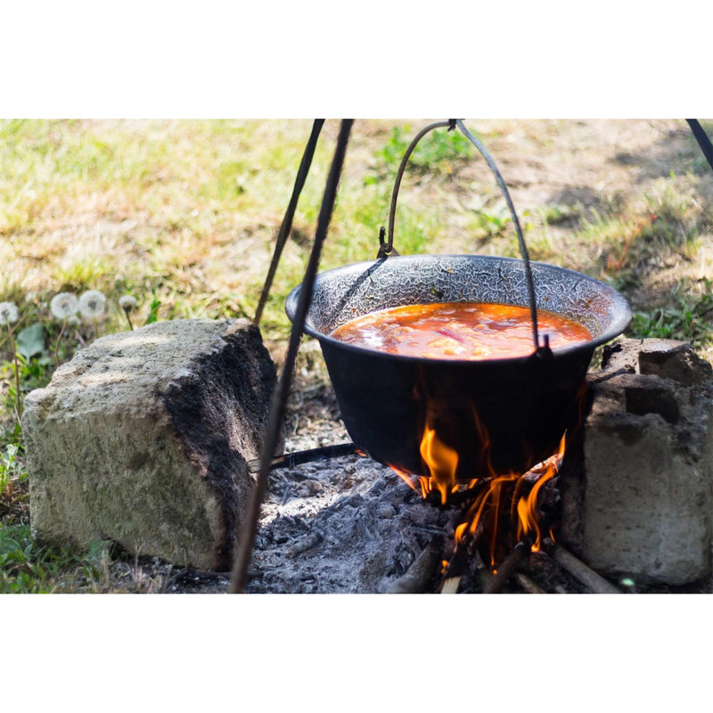 Geëmailleerde Goulash Dutch Oven 6 Liter buitenshuis Camping Fire Cooking Pot Stewpot