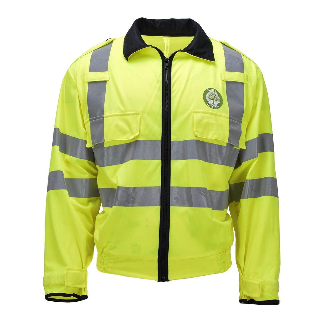 Originele Schotse gemeenschap vrijwilliger hi-vis jas reflecterende gele werkkleding