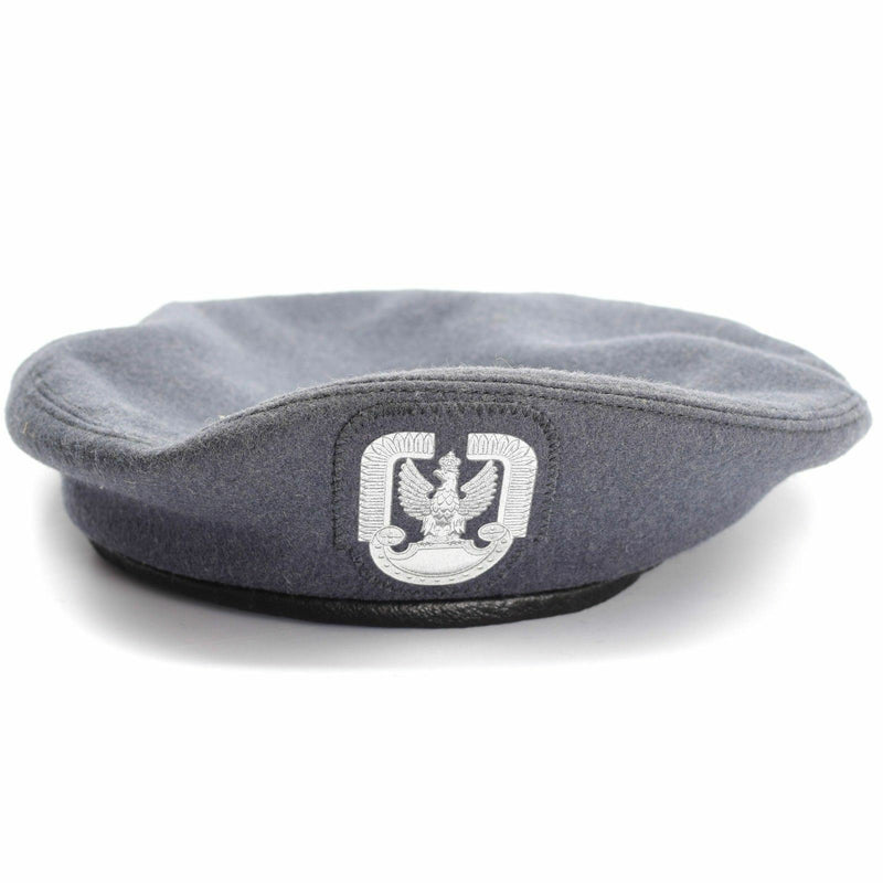 Echt Pools militair leger parachutistische baret grijs Poolse luchtmacht nieuw