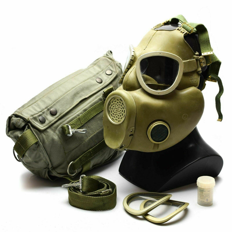 Pools militair gasmasker MP-4 Echte ademhalingschemische grijze olijf OD NIEUW