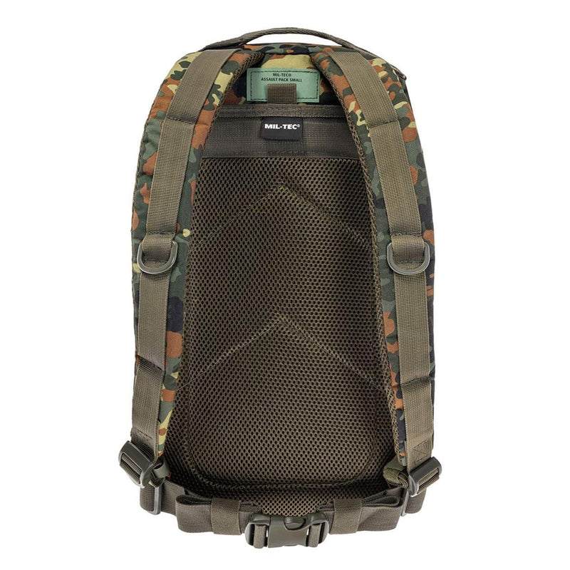 MIL-TEC U.S. Assault Tactical Backpack Trekking Flecktarn 20Liter Hiking Daypack