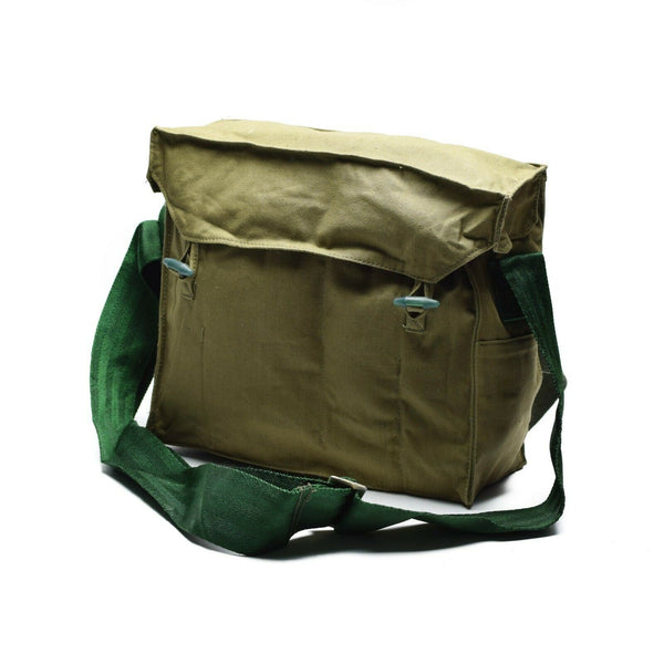 Echte Bulgaarse leger Haversack Canvas Khaki Side Schoudertas Pack nieuw