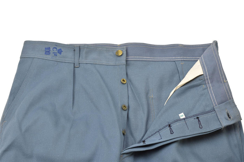 Originele Deense militaire broek Casual Denemarken Leger Personeelsbroek Blue Nieuw