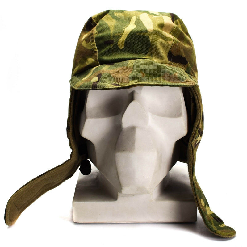 Echte Britse leger MTP Camo waterdichte gore Tex Cap gevoerde koude weerhoed nieuw