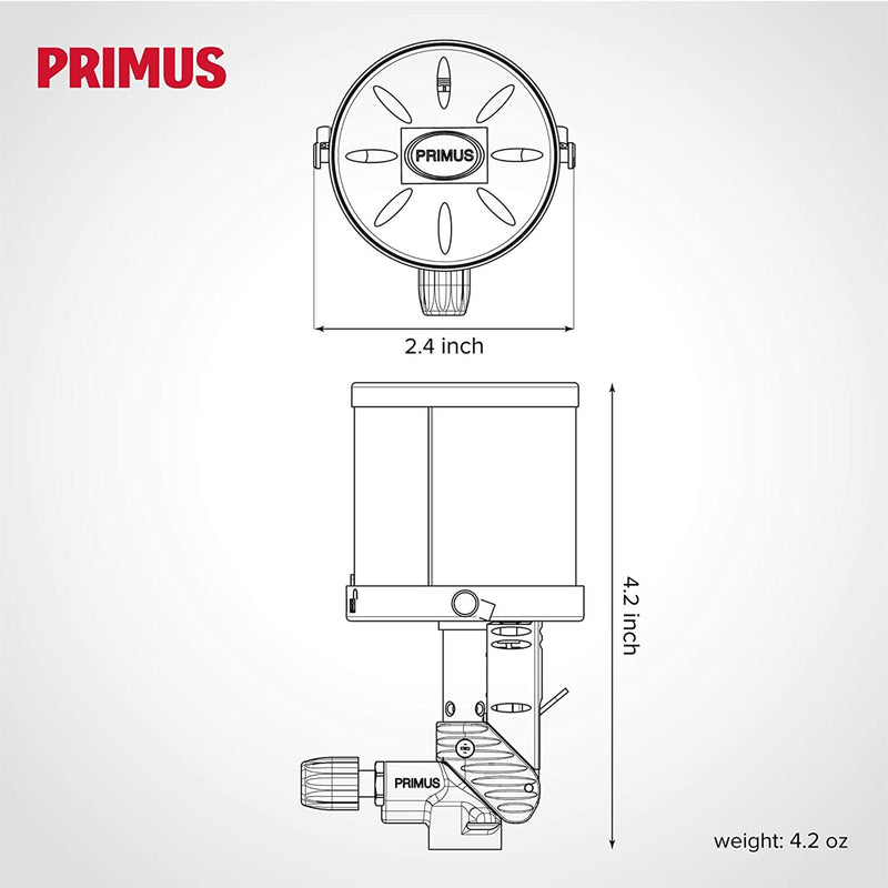 Primus micron gaslamp lantaarn licht verstelbaar heldere ontstekingssysteem