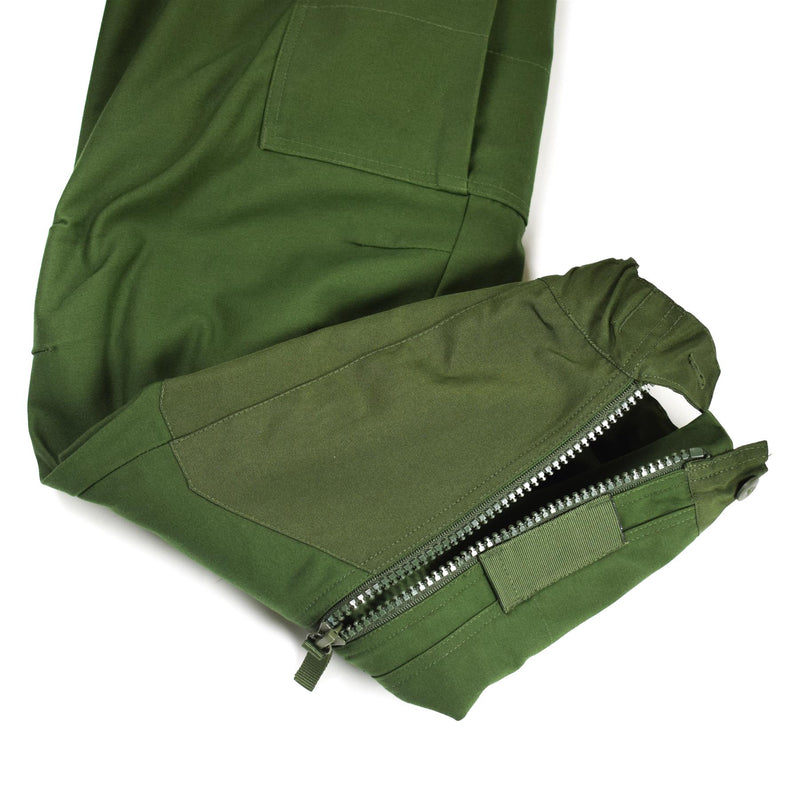Echte Zweedse thermische tankbroeken M90 Olive BDU -broeken W Braces Over het algemeen nieuw