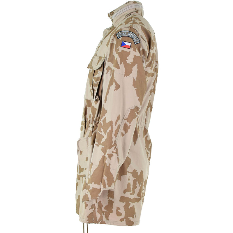 Originele Tsjechische leger parka winddichte jas BDU woestijn camo militair overschotnieuw