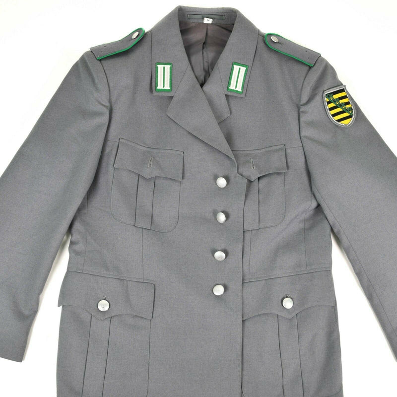 Echt Duitse legerjurk Jacket Grijs formeel uniform nieuw