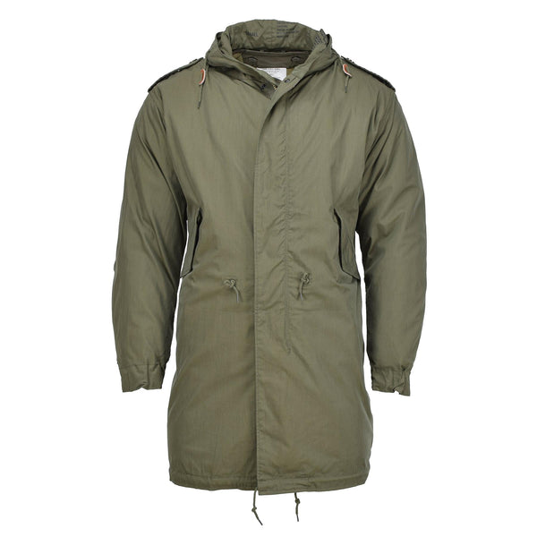 MIL-TEC Amerikaanse militaire stijl M51 Hooded Parka gewatteerd afneembare voering Olive Nieuw