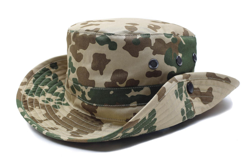 Origineel Duits leger tropische camo boonie hoed camping jagen buiten pet nieuw