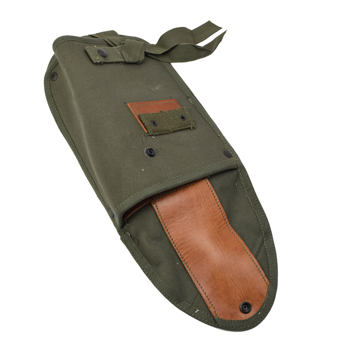 Originele Griekse militaire US M56 stijl graafgereedschapskap olijf