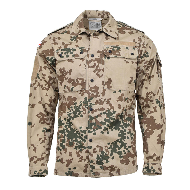 Echte Georgische legerveld blouse tropentarn camouflage field tactical shirts