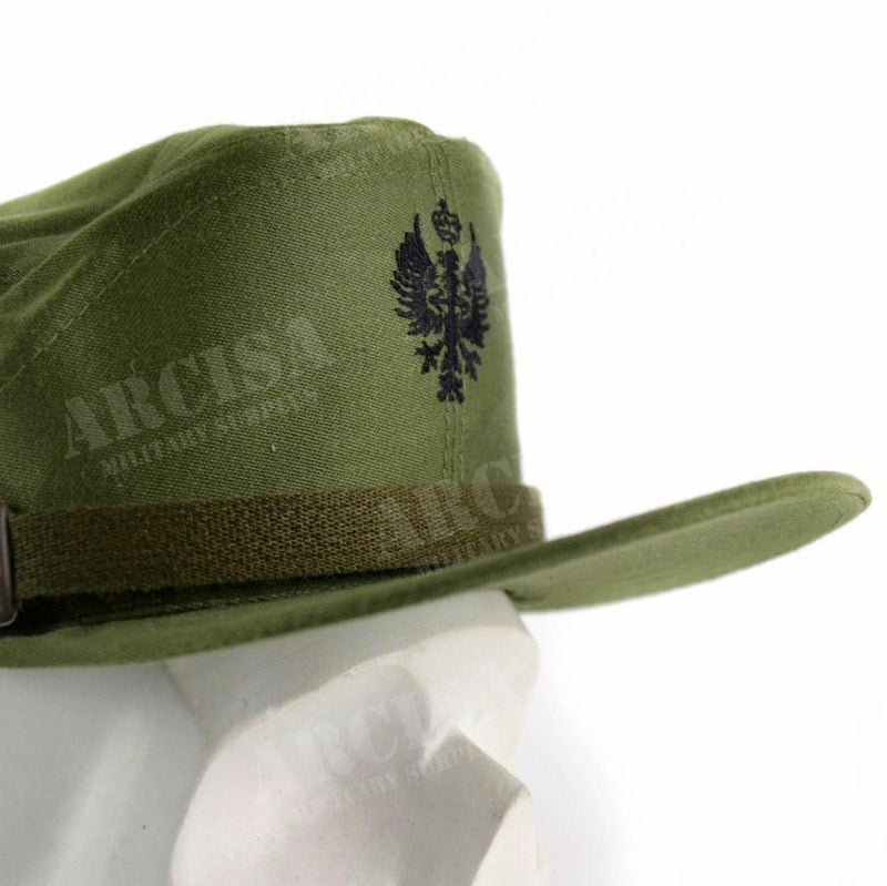 Originele Spanje Spaans militair vizier Cap Army Navy piekte hoed olijfgroen
