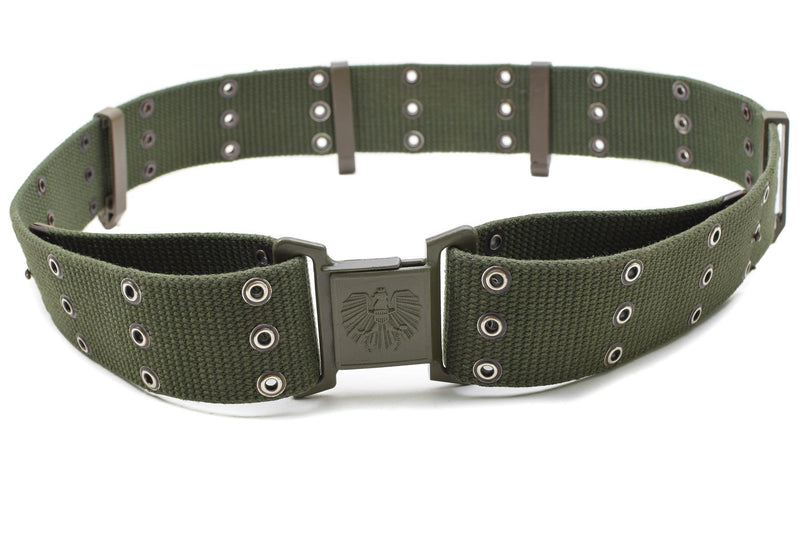 Originele Oostenrijkse militaire gevechtsriemtroepen Tactical Alice Webbing Canvas OD