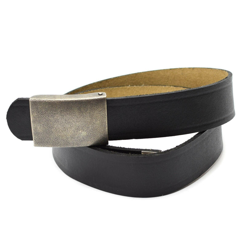 Echt Duits leger zwarte echte lederen riem militaire bw -nummer broek broek broek