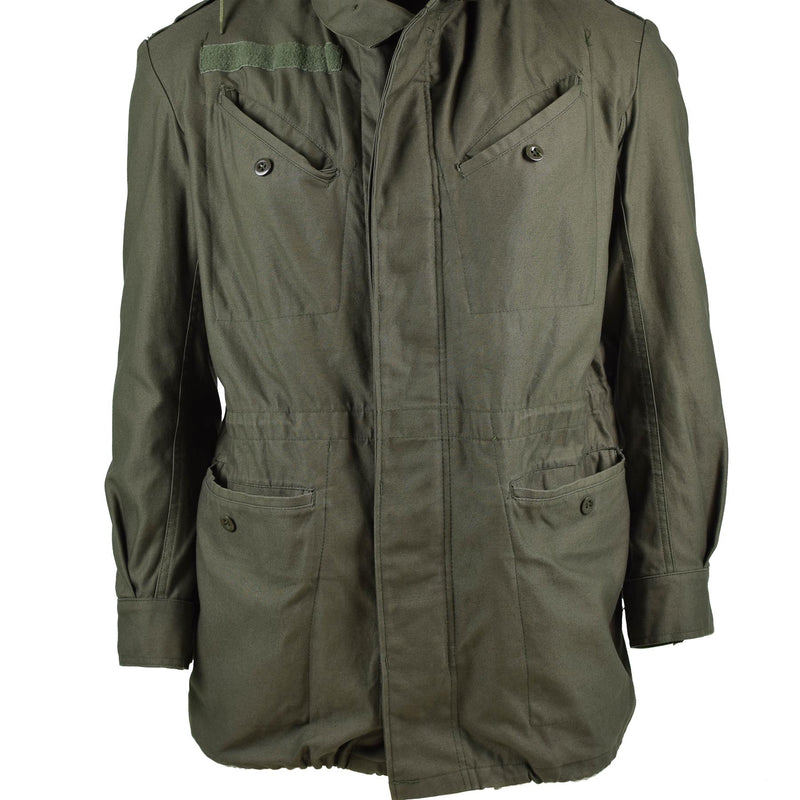 Echte Belgische legerveldjack M64 Militair katoen waterdichte parka olijf nieuw