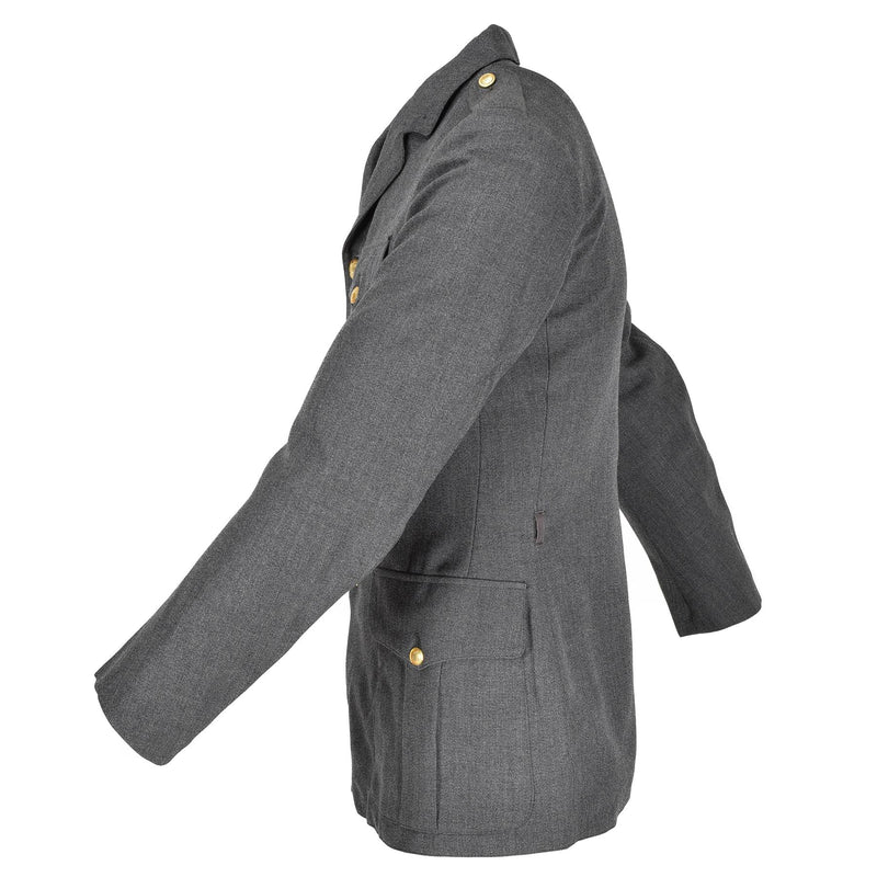 Echte Deense uniforme jas leger grijs militair surplus uniform jurkofficier