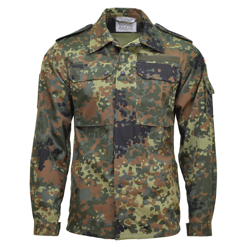 Leo Kohler Tactical Military Shirts Flecktarn Camouflage Light Combat BW Jacket