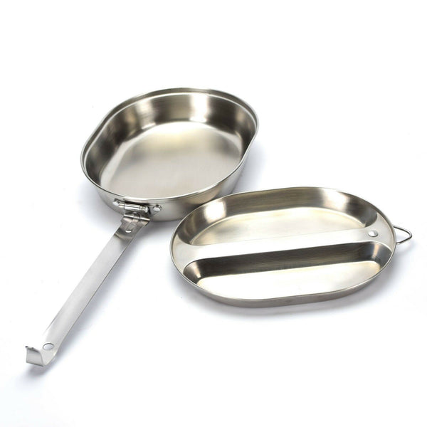 US Army Mess Kit Roestvrij staal Militaire puinhoop Tins Us Style eetgerei Nieuw