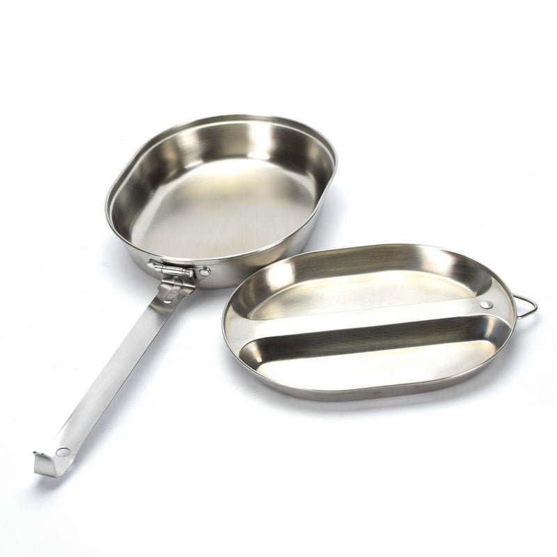 US Army Mess Kit Roestvrij staal Militaire puinhoop Tins Us Style eetgerei Nieuw