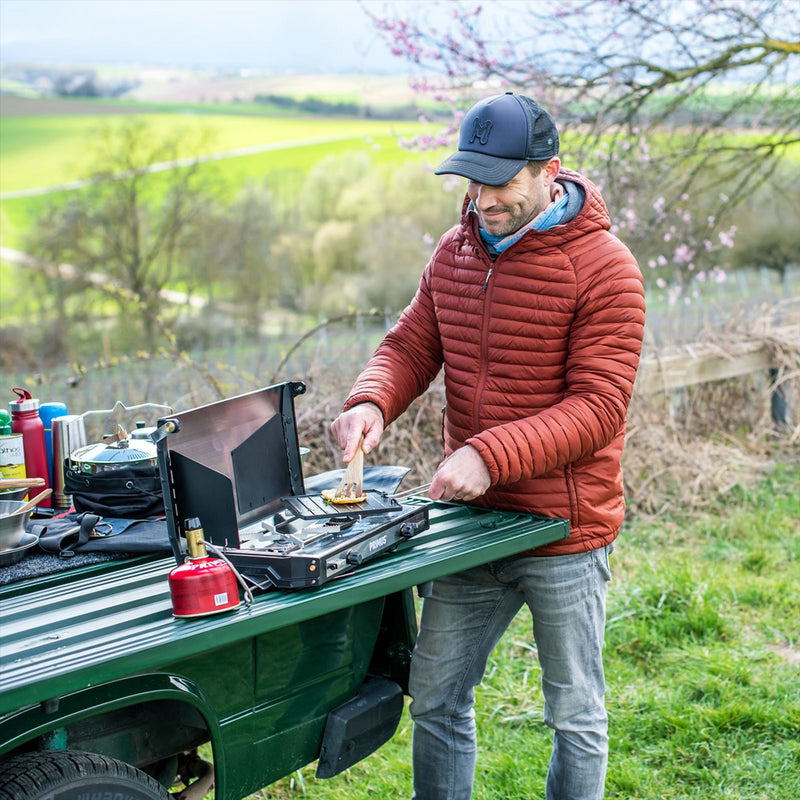 Primus tupike buitenkachel Dual Gas Burner draagbare camping wandelbakgast