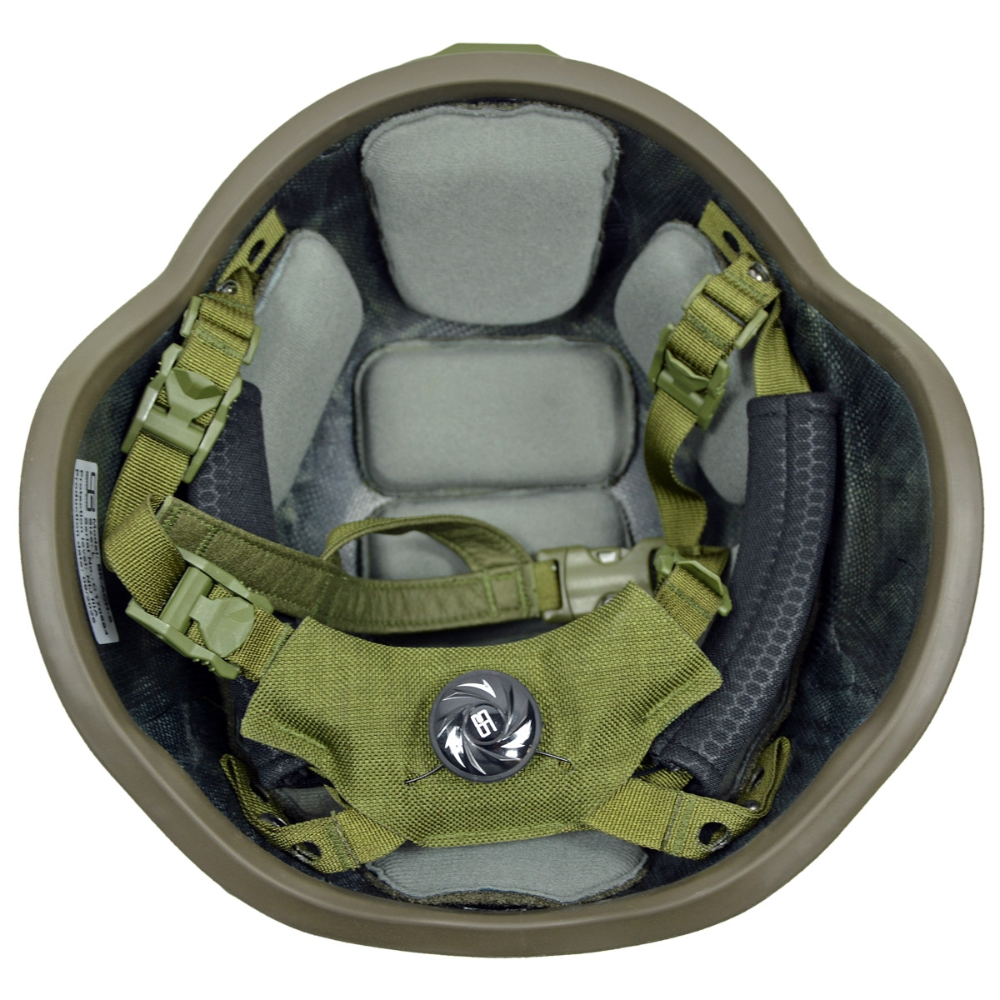 Šestan-Busch BK-ACH Volledig gesneden moderne ballistische helm Niveau IIIA NVG-zijrails