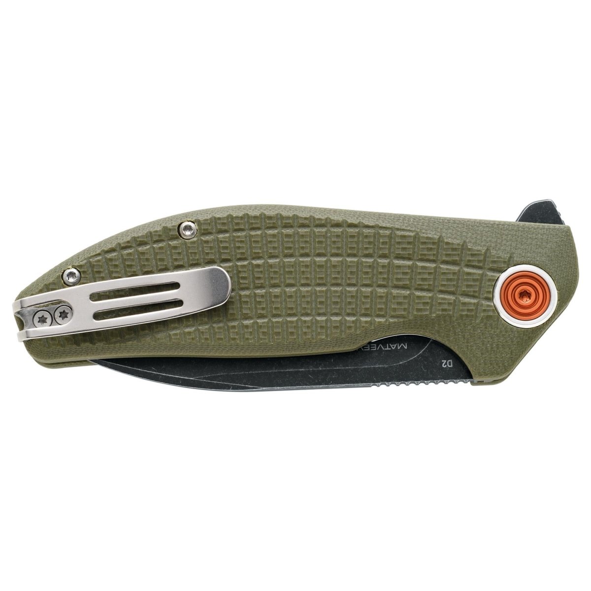 Fox Knives ACUTUS BF-764 OD Opvouwbaar zakmes Roestvrijstalen mes D2