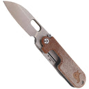 Fox Knives BEAN GEN2 folding pocket knife Micarta handle stainless steel 440C - GoMilitar