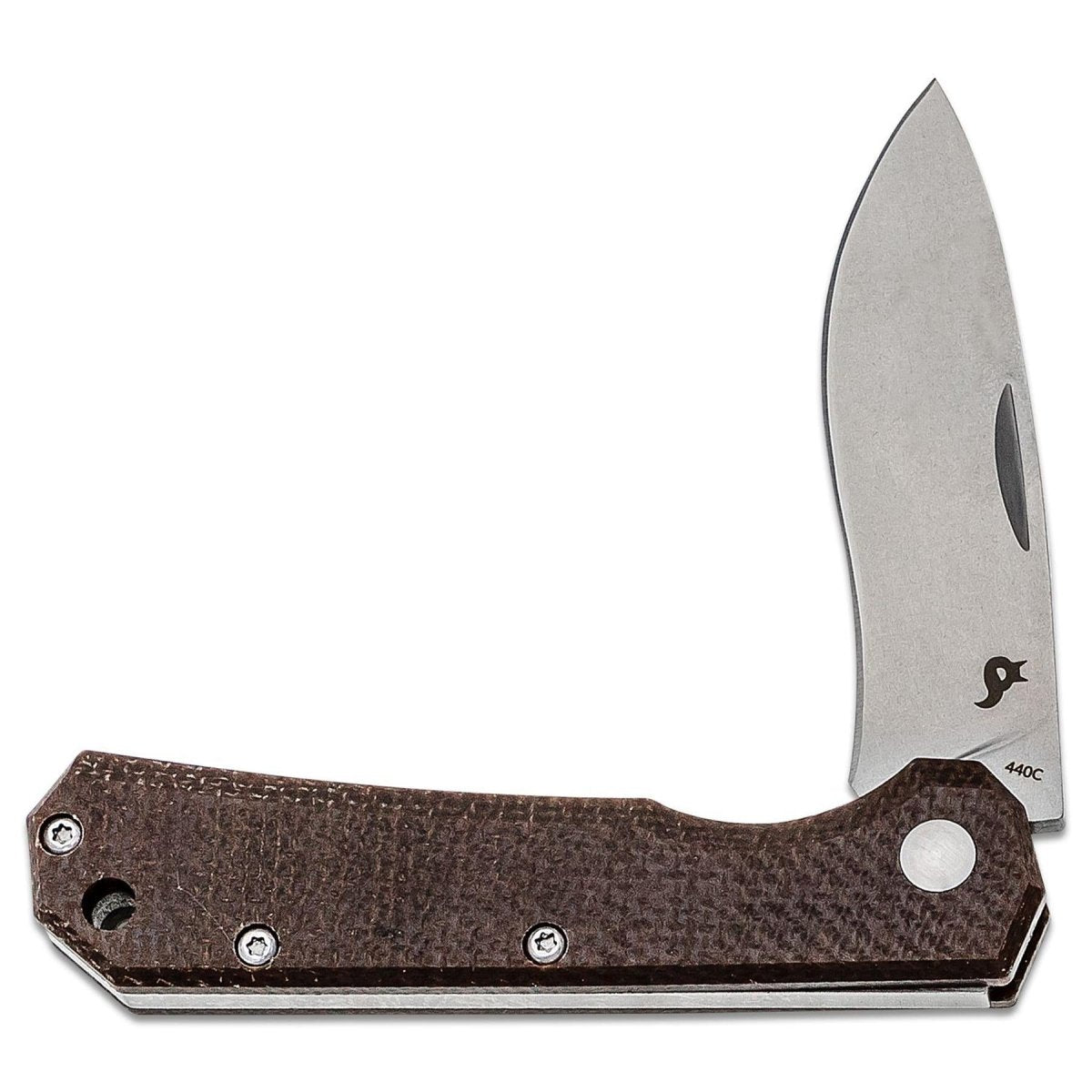 Fox Knives Brand CIOL zakmes Micarta staal 440C gesatineerd lederen schede