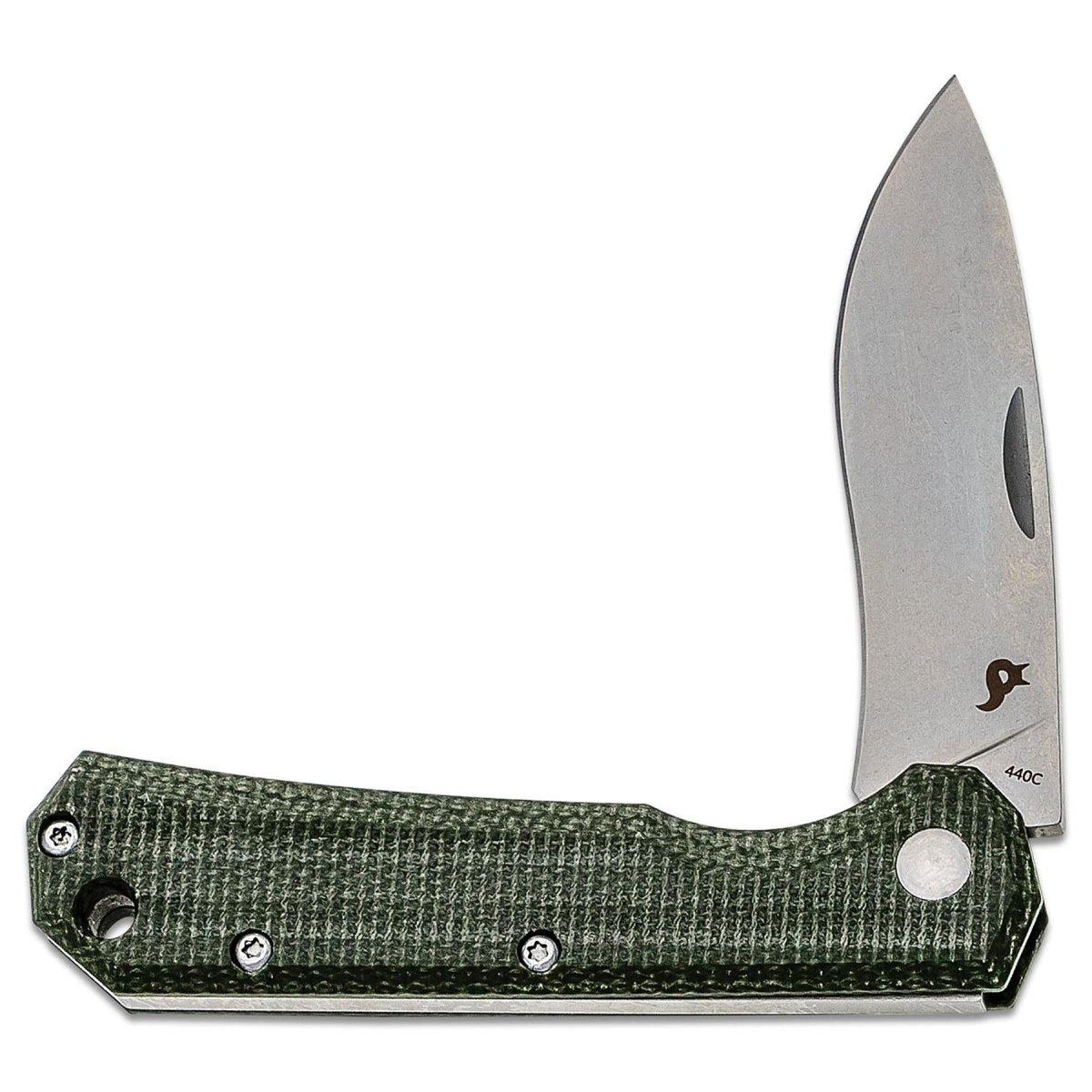Fox Knives Brand CIOL zakmes gesatineerd RVS 440C Micarta handvat