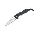 Fox Knives Brand zakmes gesatineerd 440 roestvrijstalen lemmet G10 handvat