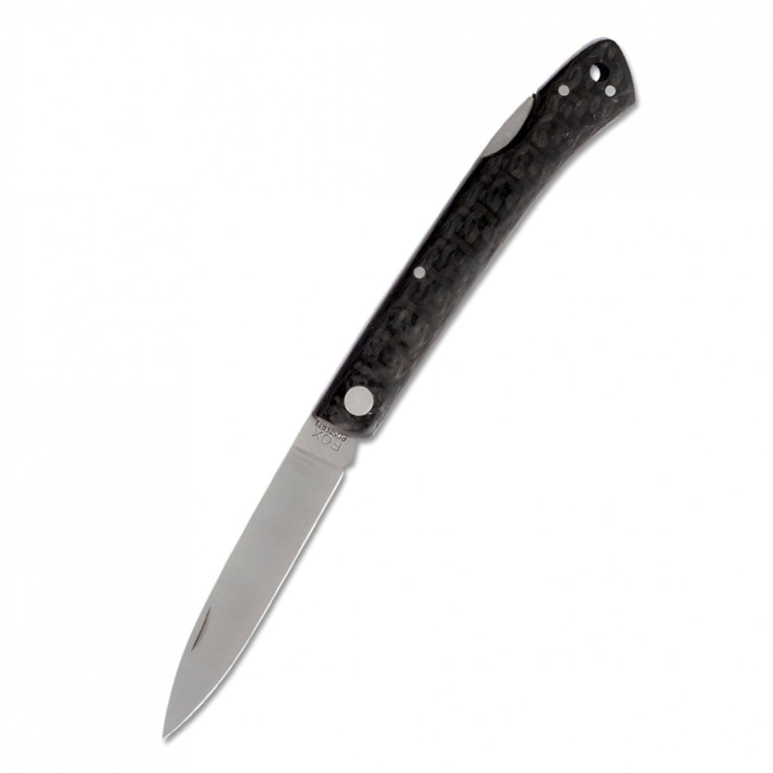 Fox Knives Brand Italy zakmes RVS 440C Koolstofvezel handvat