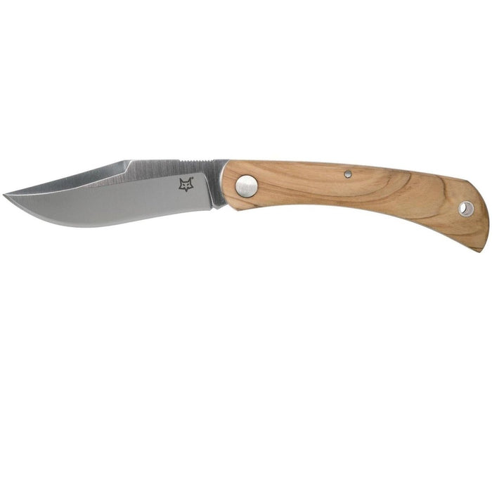 Fox Knives Brand Italy LIBAR zakmes RVS M390 Olijfhouten handvat - GoMilitar